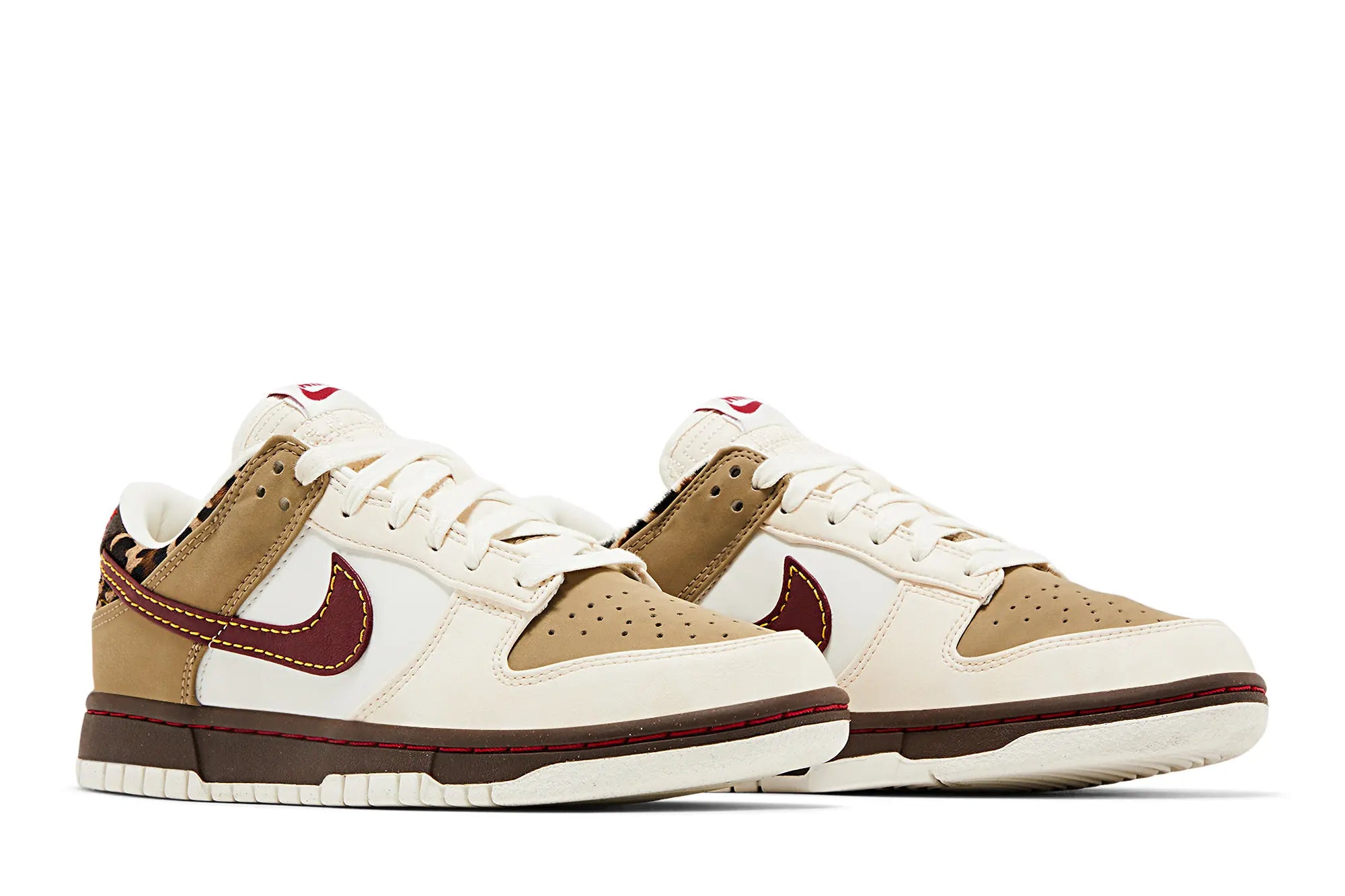 Nike Dunk Low Retro 'Khaki Team Red Pearl White'