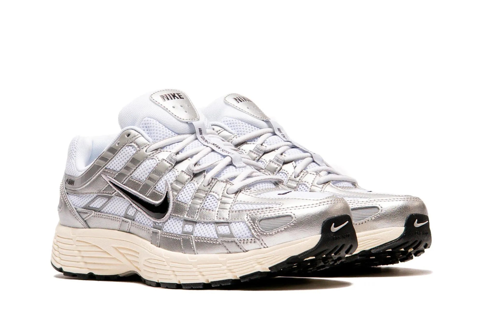 Nike P-6000 'White Metallic Silver Flat'