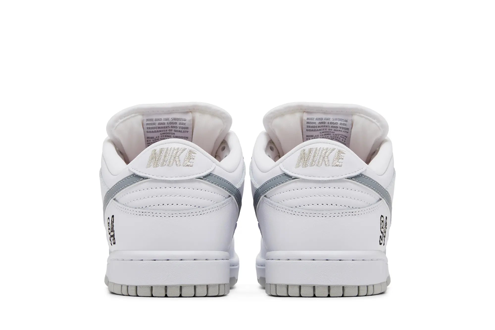 Nike Dunk Low SB x Supreme '94 White Metallic Silver'